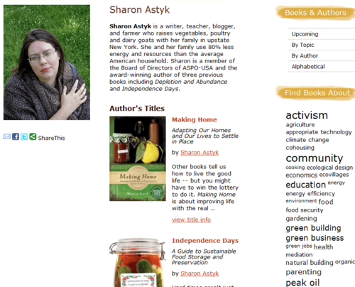 Author page
