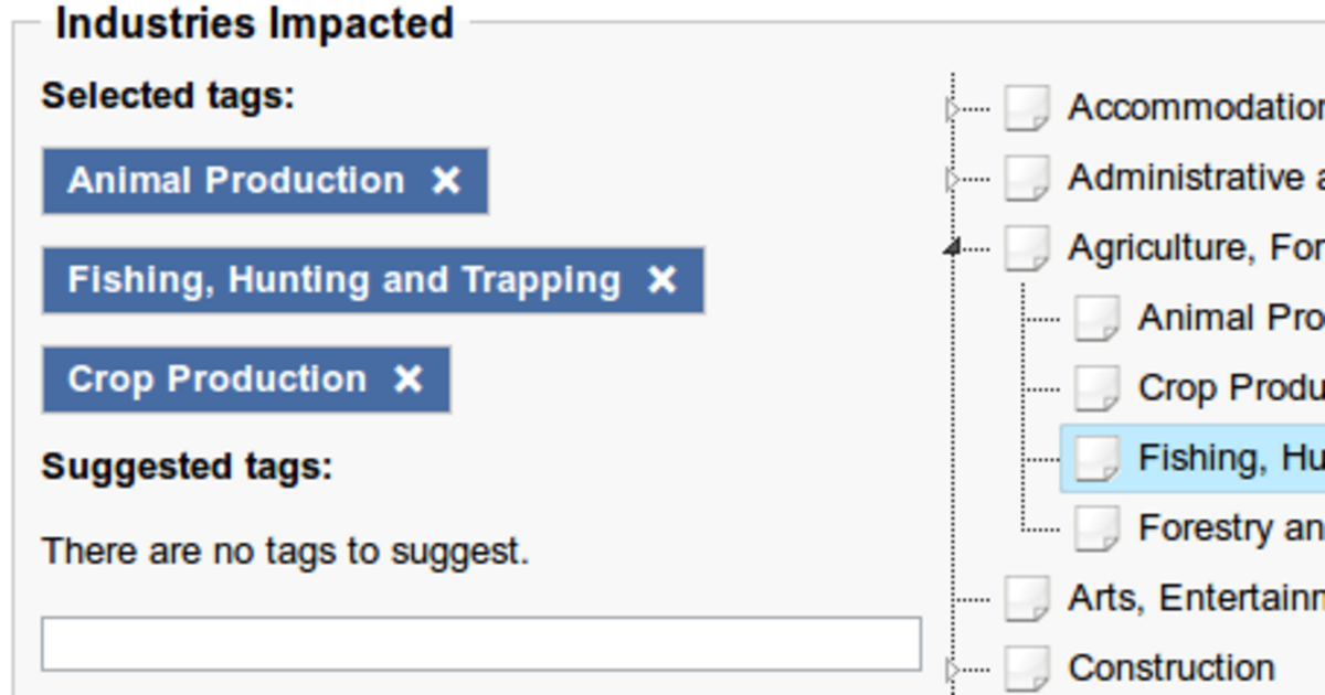 New features in eZ Tags tag reordering and tree menu Mugo 
